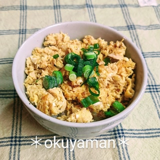 簡単＊ツナたまご丼